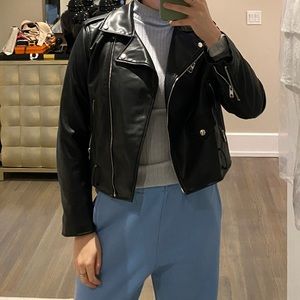 Zara leather jacket